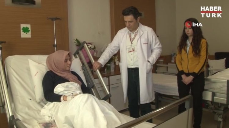 Öksürük şikayetiyle hastaneye giden Kübra Ayşe Yeşilkaya'ya kist hidatik teşhisi konuldu