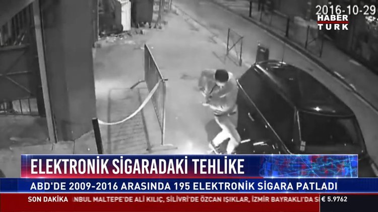 Elektronik sigaradaki tehlike