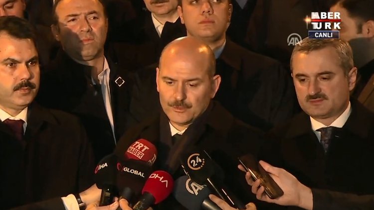 Soylu'dan Kartal'da çöken binaya ilişkin açıklama