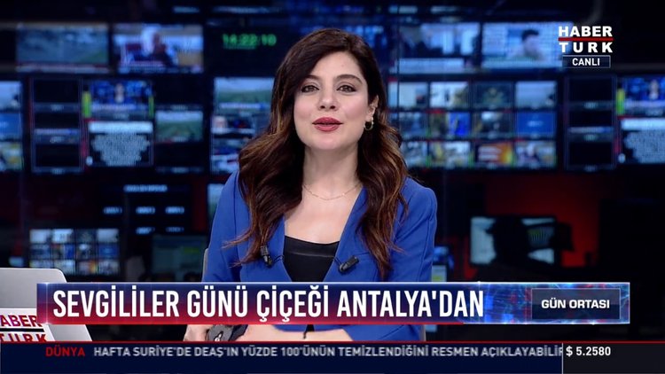 Sevgililer Günü çiçeği Antalya'dan