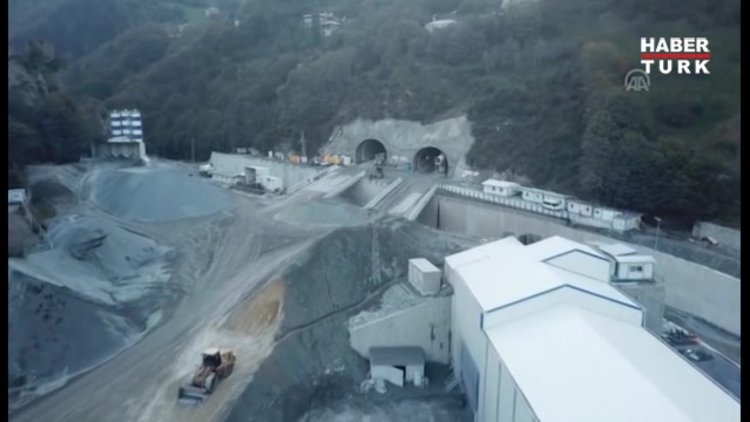 Yeni Zigana Tüneli'nin yarısı tamamlandı