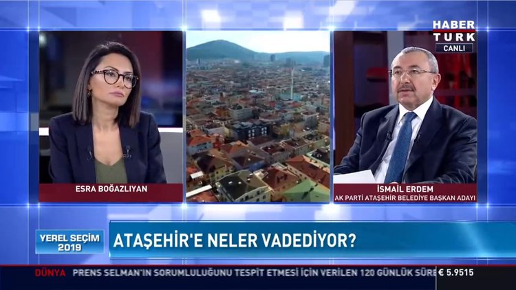 Yerel Seçim 2019 - 8 Şubat 2019 (AK Parti Ataşehir Belediye Başkan Adayı İsmail Erdem)