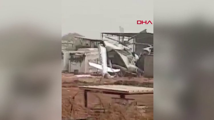 Sudan'da askeri helikopter düştü: 3 ölü