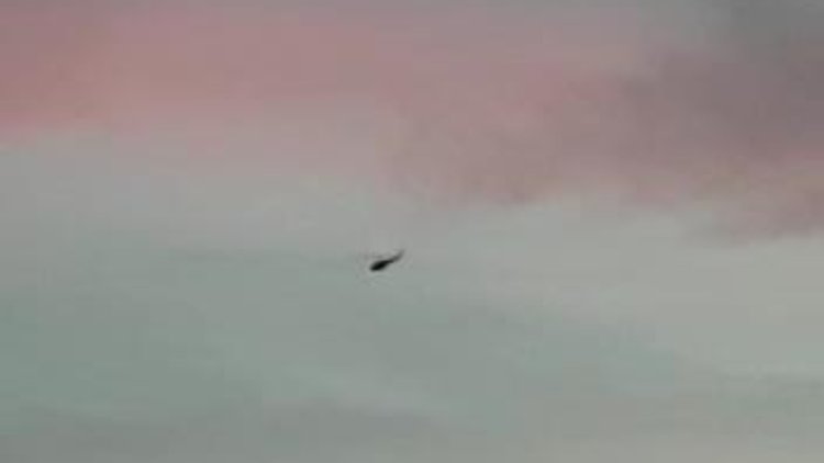 İstanbul'da askeri helikopterin düşme anı