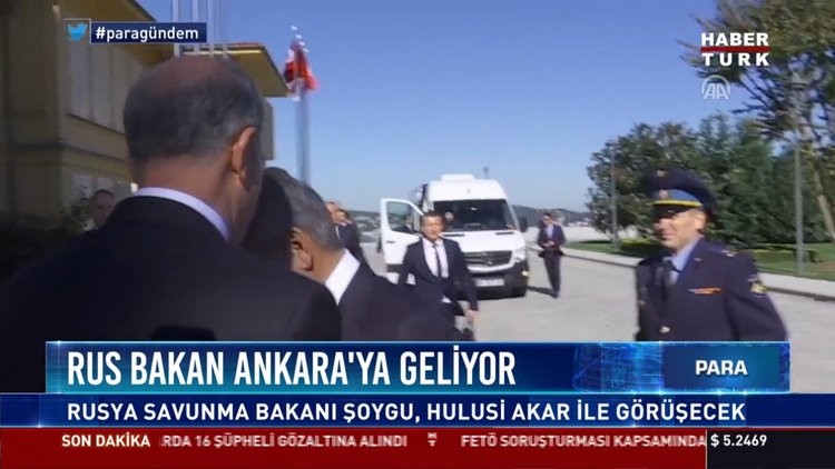 Rus Bakan Ankara'ya geliyor: Rus Savunma Bakanı Şoygu, Hulisi Akar ile görüşecek