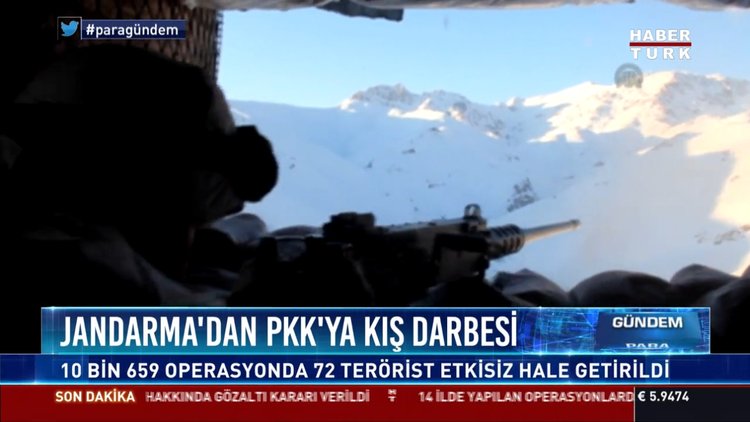 Jandarma'dan Pkk'ya kış darbesi: 10 bin 659 operasyonda 72  terörist etkisiz hale getirildi