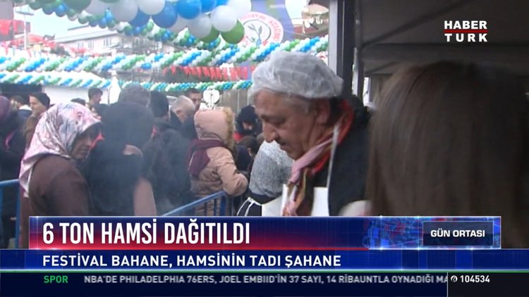 6 ton hamsi dağıtıldı: Festival bahane, hamsinin tadı şahane