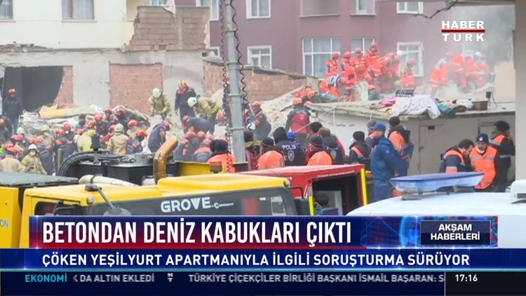 Betondan deniz kabukları çıktı: Çöken yeşil yurt apartmanıyla ilgili soruşturma sürüyor