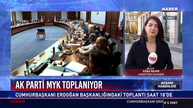 Ak Parti MYK toplanıyor: Cumhurbaşkanı Erdoğan Başkanlığındaki toplantı saat 18'deAk Parti MYK toplanıyor: Cumhurbaşkanı Erdoğan Başkanlığındaki toplantı saat 18'de