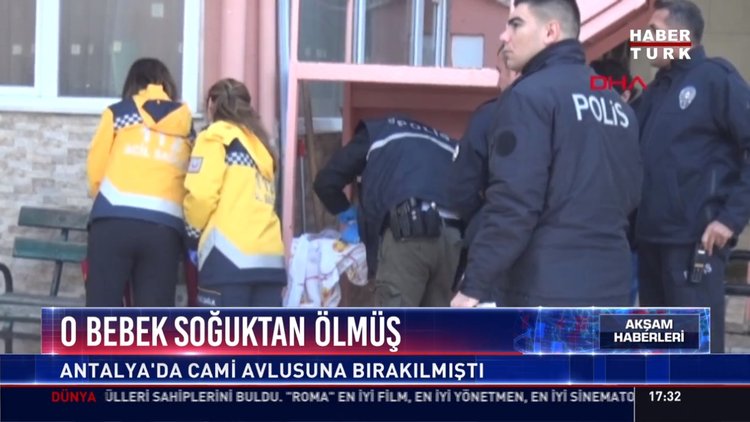 O bebek soğuktan ölmüş: Antalya'da cami avlusuna bırakılmıştı