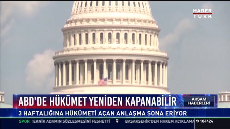 ABD'de hükümet yeniden kapanabilir: 3 haftalığına hükümeti açan anlaşma sona eriyor