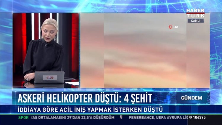 Askeri helikopter düştü: İddiaya göre acil iniş yapmak isterken düştü