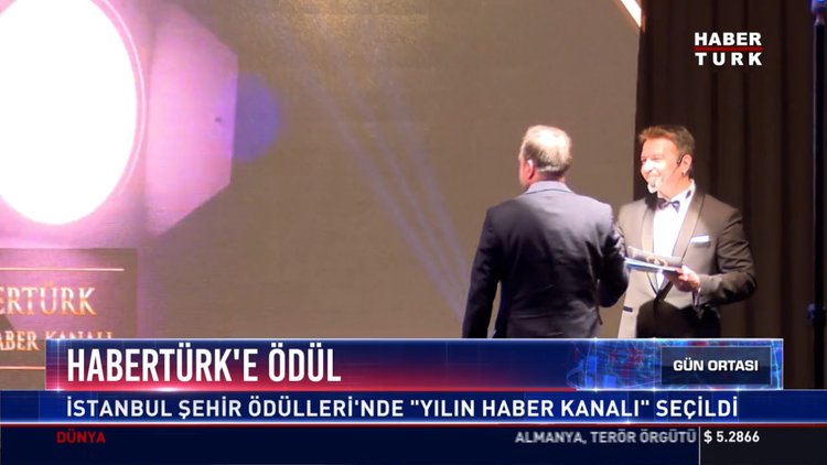 Habertürk'e ödül: İstanbul Şehir Ödülleri'nde ''Yılın Haber Kanalı'' seçildi