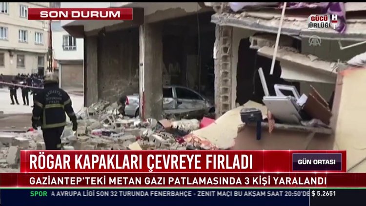 Kanalizasyonda metan gazı patladı!