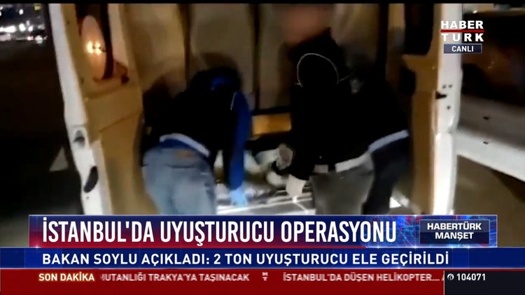 İstanbul'da uyuşturucu operasyonu: Bakan Soylu açıkladı: 2 ton uyuşturucu ele geçirildi