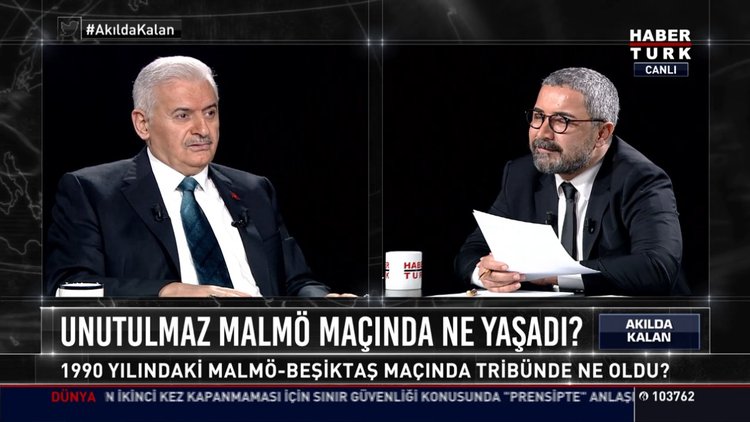 Binali Yıldırım 1990'daki Malmö-Beşiktaş maçını anlattı