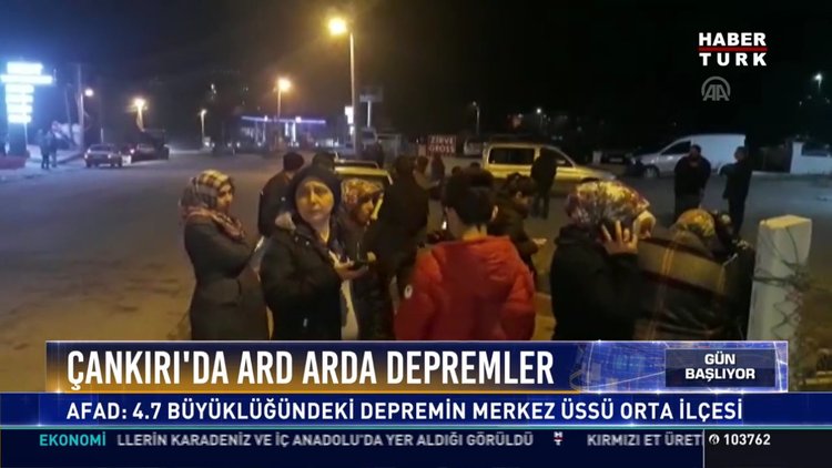 Çankırı'da ard arda depremler: AFAD: 4.7 büyüklüğündeki depremin merkez üssü Orta ilçesi