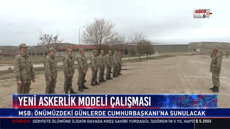 Yeni askerlik modeli çalışması: MSB: Önümüzdeki günlerde Cumhurbaşkanı'na sunulacak