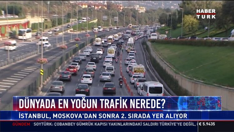 Dünyada en yoğun trafik nerede? : İstanbul, Moskova'dan sonra 2. sırada yer alıyor