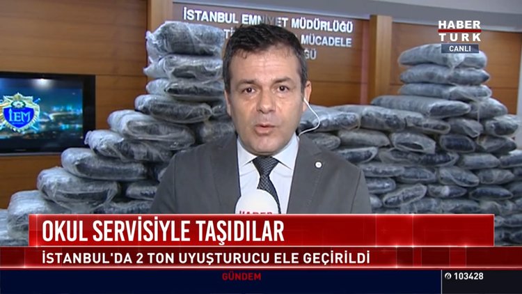 Okul servisiyle taşıdılar: İstanbul'da 2 ton uyuşturucu ele geçirildi