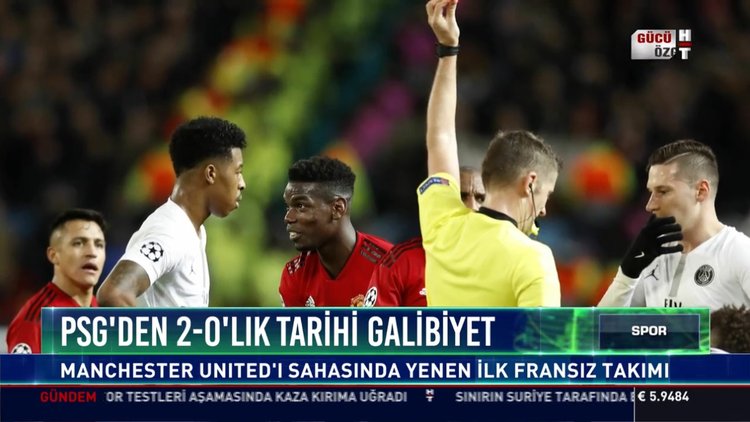 PSG'den 2-0'lık tarihi galibiyet: Manchester Unıted'ı sahasında yenen ilk Fransız takımı