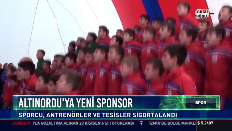 Altınordu'ya yeni sponsor: Sporcu, Antrenörler ve tesisler sigortalandı