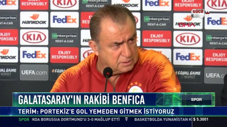 Galatasaray avantaj arıyor: Terim: Portekiz'e gol yemeden gitmek istiyoruz