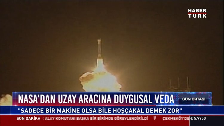 Nasa'dan uzay aracına duygusal veda: "Sadece bir makine olsa bile hoşçakal demek zor"