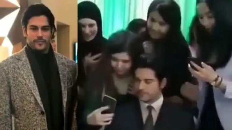 Burak Özçivit, Sevgililer Günü'nde Özbekistan'a giderek hayranlarıyla buluştu