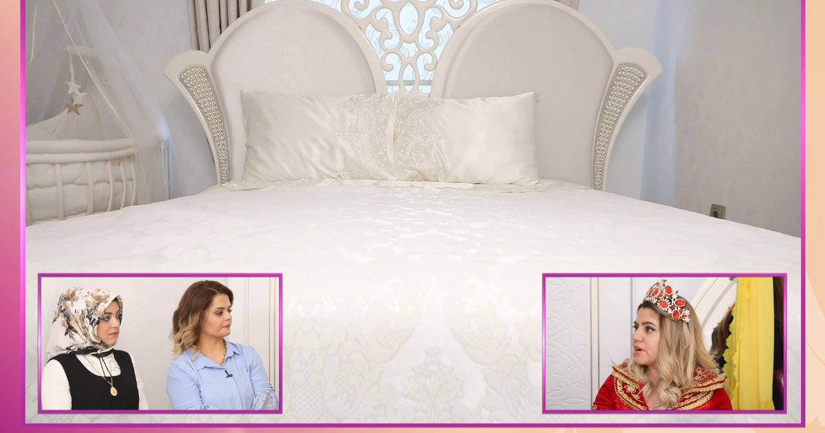 Gelin Evi Videoları Yatak odasında �şımarık� örtünün