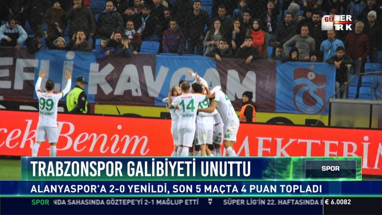 Trabzonspor galibiyeti unuttu: Alanyaspor'a 2-0 yenildi, son 5 maçta 4 puan topladı
