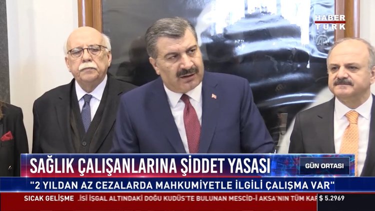 Sağlık çalışanlarına şiddet yasası: ''2 yıldan az cezalarda mahkumiyetle ilgili çalışma var
