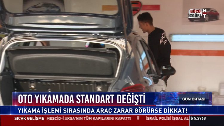 Oto yıkamada standart değişti: Yıkama işlemi sırasında araç zarar görürse dikkat!