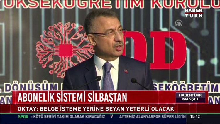 Abonelik sistemi silbaştan: Oktay: Abonelikler artık E-Devlet üzerinden yapılacak