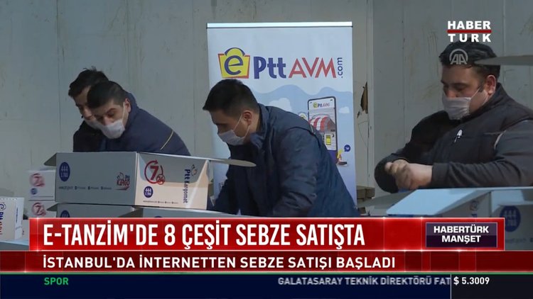 E-Tanzim'de 8 çeşit sebze satışta: İstanbul'da internetten sebze satışı başladı