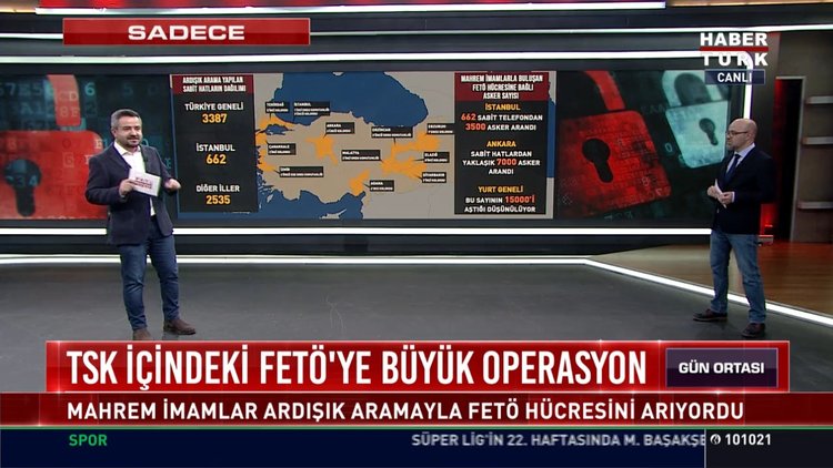 TSK içindeki FETÖ'ye büyük operasyon!
