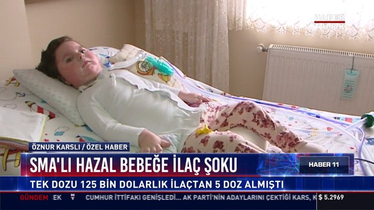 SMA'lı Hazal bebeğe ilaç şoku