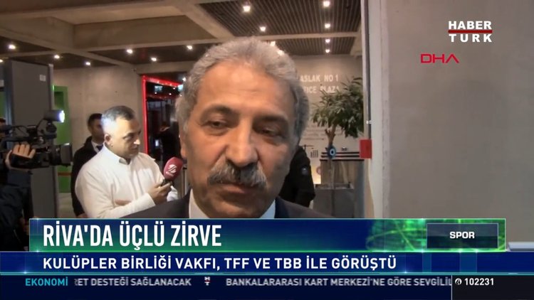 Riva'da üçlü zirve: Kulüpler Birliği Vakfı, TFF ve TBB ile görüştü