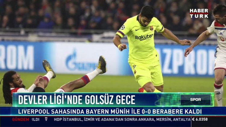 Devler liginde golsüz gece