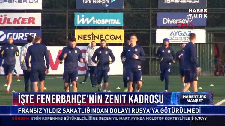 İşte Fenerbahçe'nin zent kadrosu: Fransız Yıldız sakatlığından dolayı Rusya'ya görüntülendi
