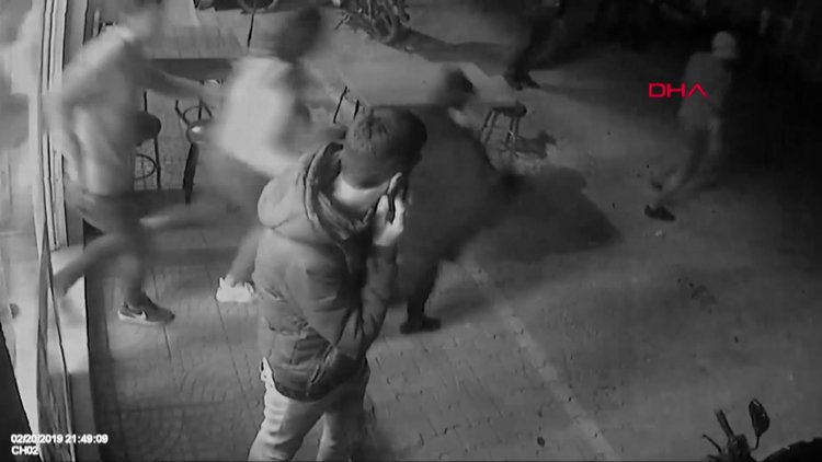 Depremde panik anları