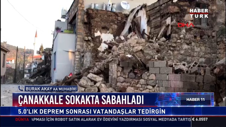 Çanakkele sokakta sabahladı: 5.0'lık deprem sonrası vatandaşlar tedirgin