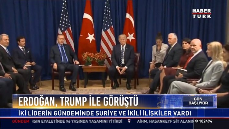 Erdoğan, Trump ile görüştü: İki liderin gündeminde Suriye ve ikili ilişkiler vardı