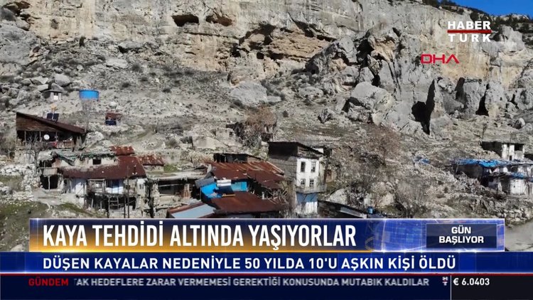 Kaya tehdidi altında yaşıyorlar: Düşen kayalar nedeniyle 50 yılda 10'u aşkın kişi öldü