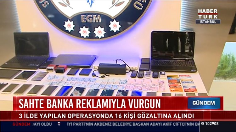 Sahte Banka reklamıyla vurgun