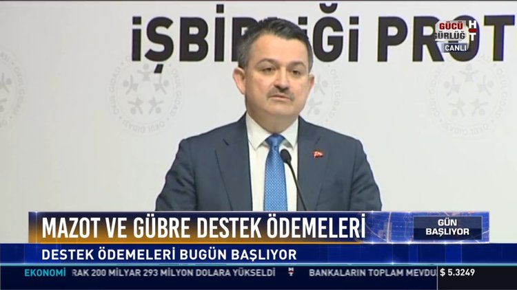 Mazot ve gübre destek ödemeleri: Destek ödemeleri bugün başlıyor
