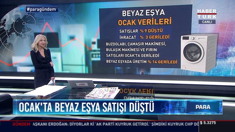 Ocak'ta beyaz eşya satışı düştü