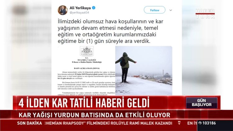 4 İlden kar tatili haberi geldi: Kar yağışı yurdun batısında da etkili oluyor