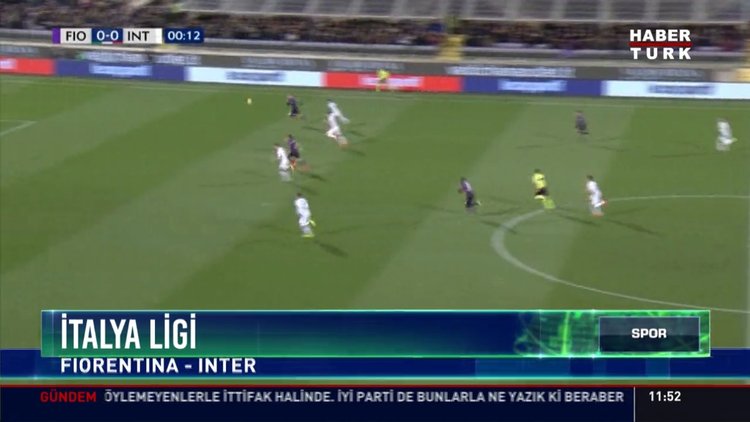 İtalya Ligi: Fıorentına 3-3 Inter