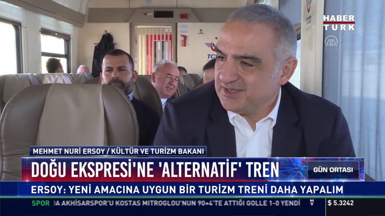 Doğu ekspresi'ne alternatif tren: Ersoy: Yeni amacına uygun bir turizm treni daha yapalım